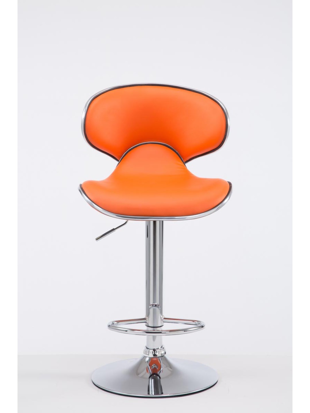 Taburete de bar Las Vegas V2 cromo, naranja