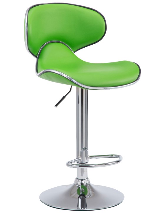 Taburete de bar Las Vegas V2 cromo, verde