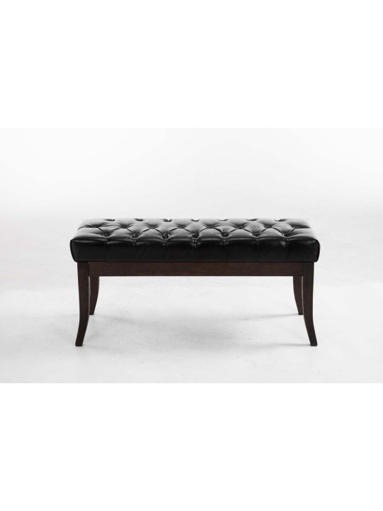 Banco Ramsés símil piel oscuro antiguo 100, negro Banco Ramsés símil piel oscuro antiguo 100, negro