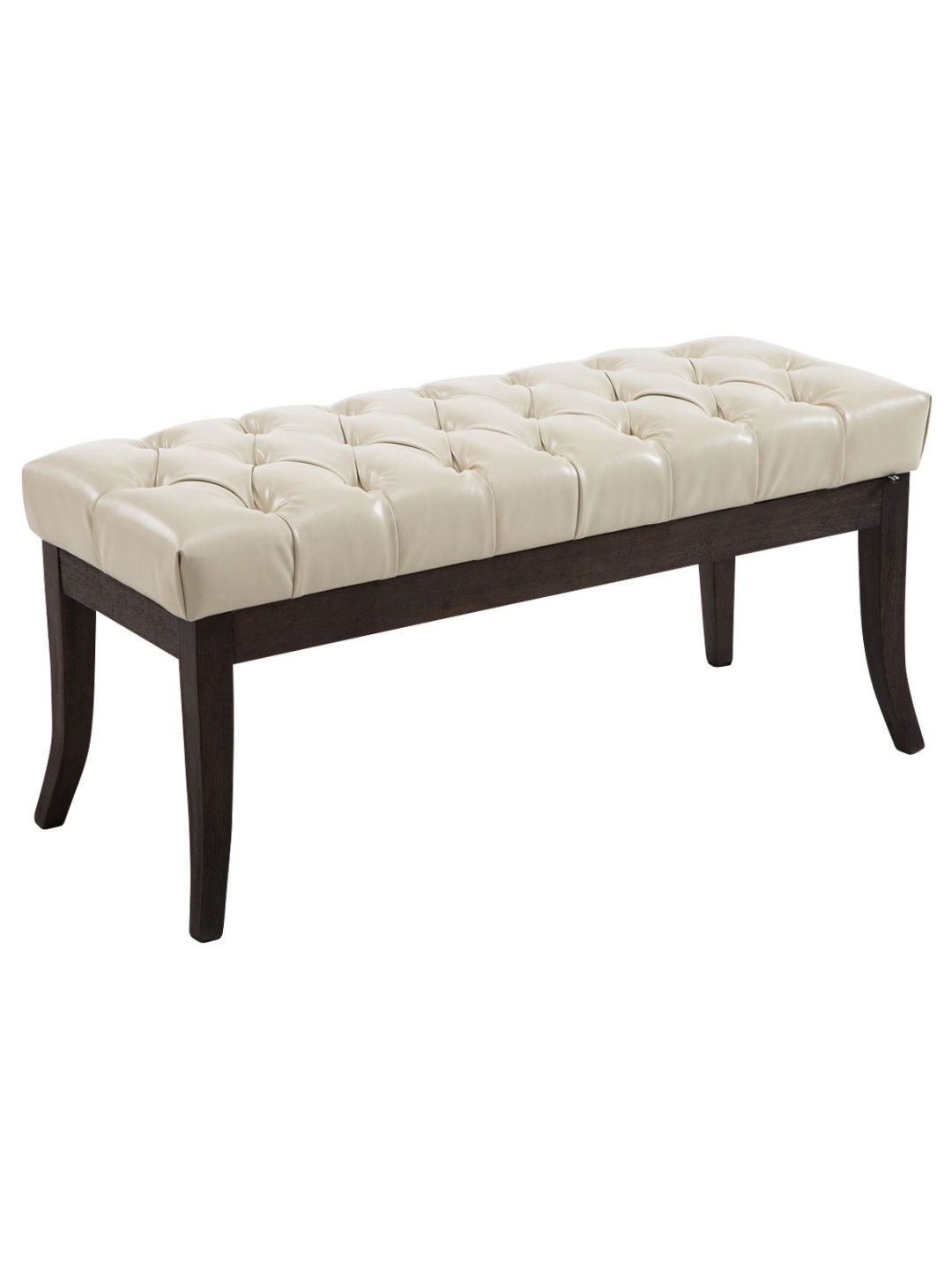 Banco Ramsés símil piel oscuro antiguo 100, crema