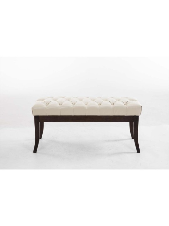 Banco Ramsés símil piel oscuro antiguo 100, crema Banco Ramsés símil piel oscuro antiguo 100, crema