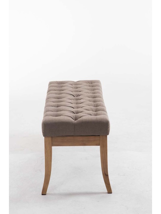 Banco Ramses tela antiguo-claro 120, taupe