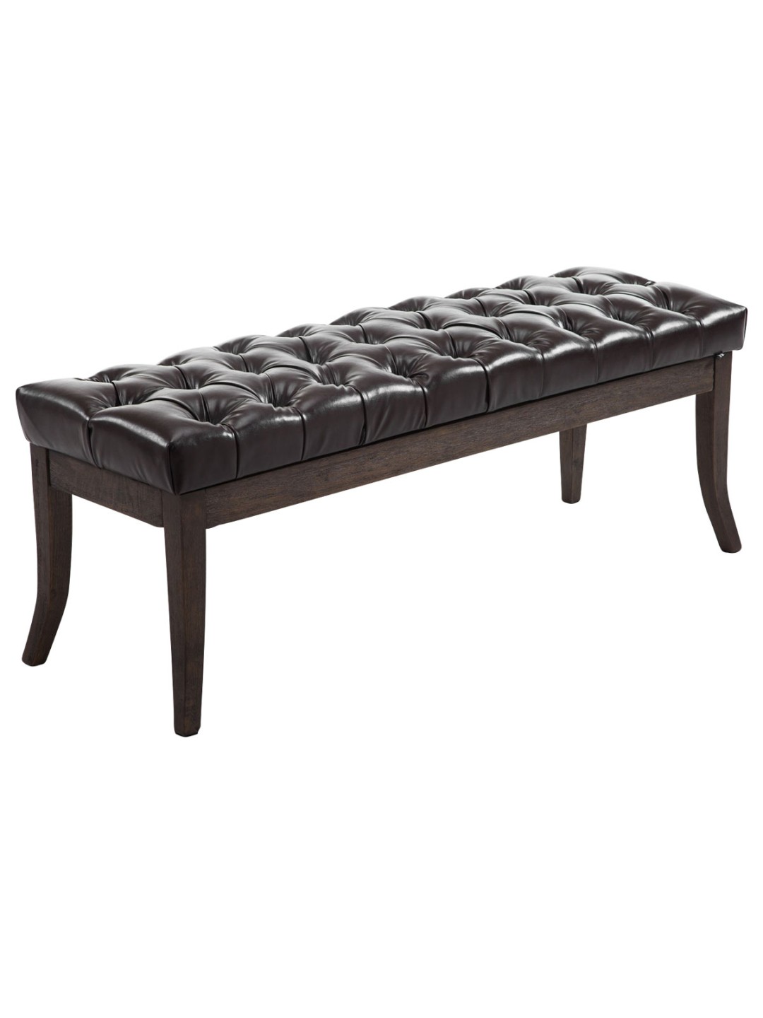 Banco Ramsés símil piel oscuro antiguo 150, marrón