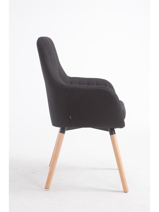 Silla Florian tela Natura, negro Silla Florian tela Natura, negro