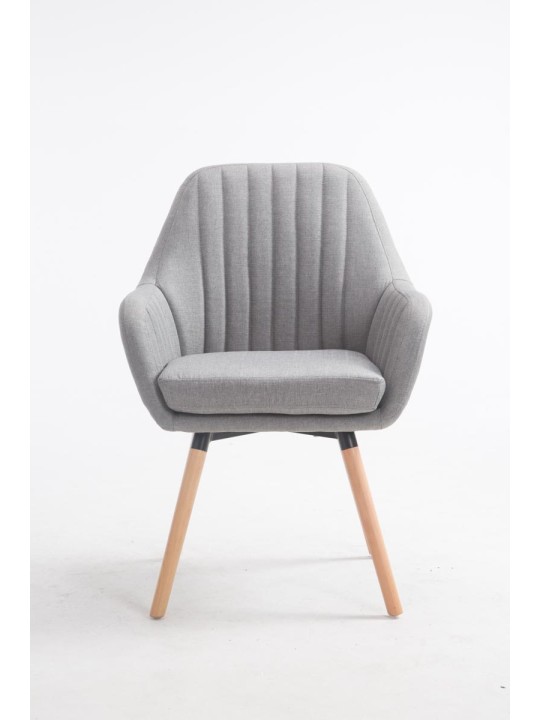 Silla Florian tela Natura, gris