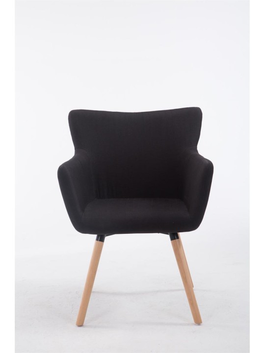 Silla de visita Tela Amberes Natura, negro Silla de visita Tela Amberes Natura, negro