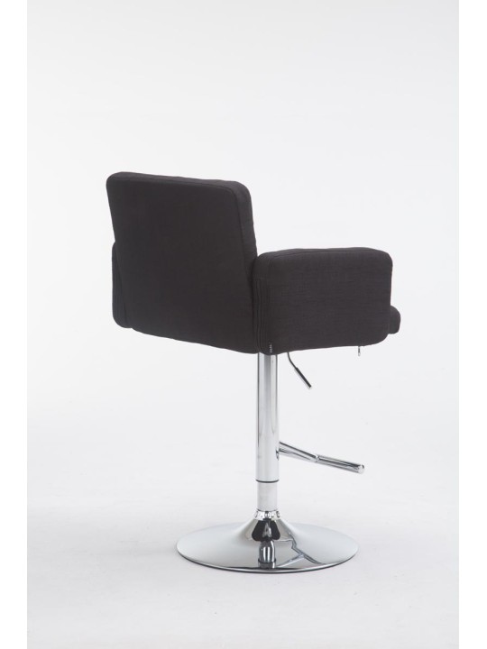 Taburete de bar Los Angeles tela C, negro