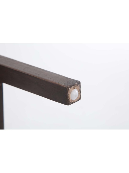 Taburete de bar Louise tela antigua, crema