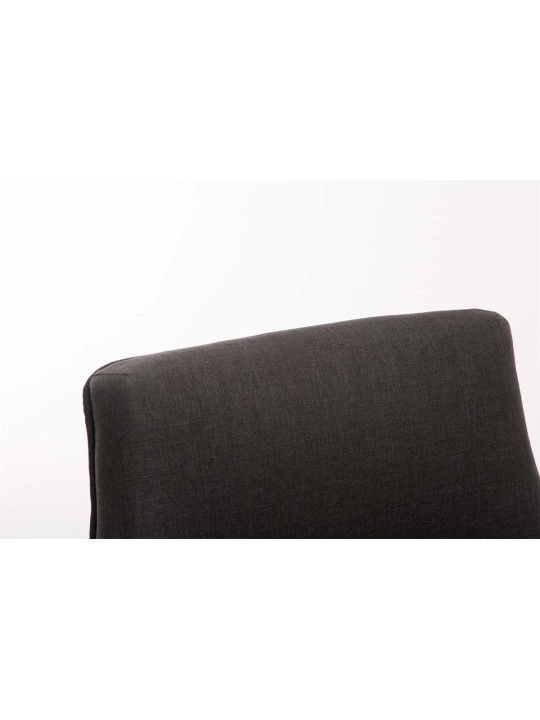 Taburete de bar Innsbruck tejido antiguo-oscuro, gris oscuro