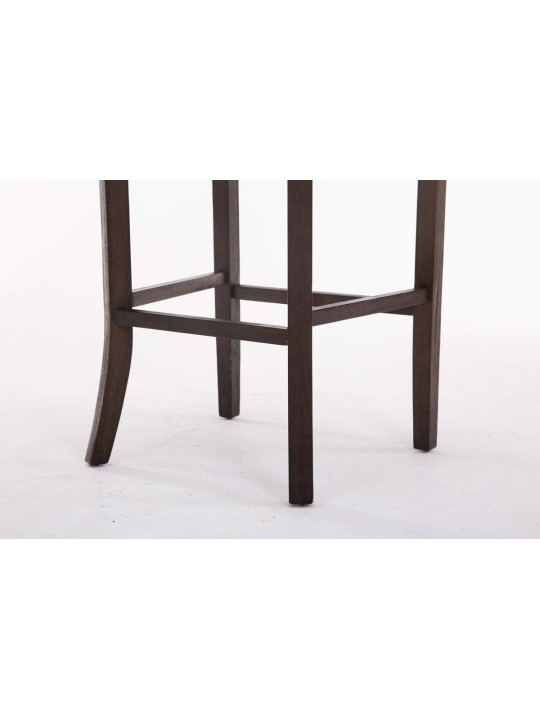 Taburete de bar Innsbruck tejido antiguo-oscuro, gris oscuro