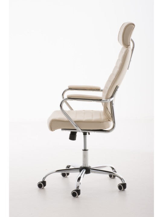 Silla de oficina Rako V2, crema