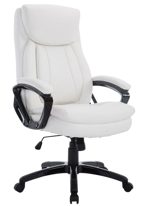 Silla de oficina Platón, blanco