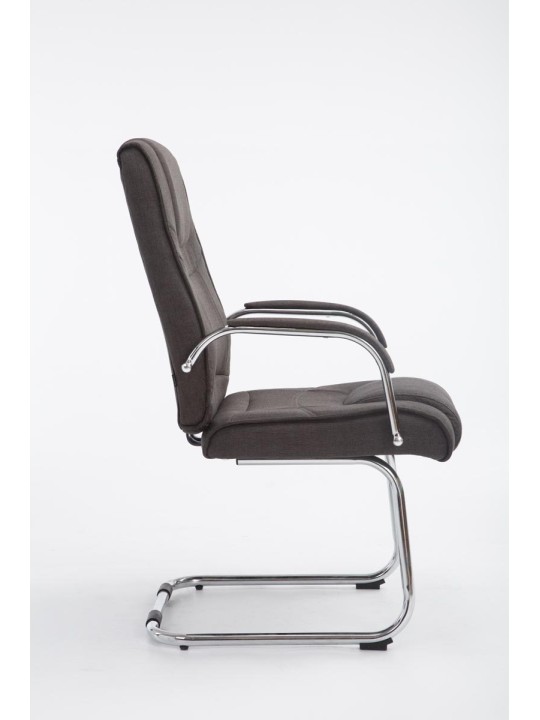 Silla de visita tela Attila, gris oscuro Silla de visita tela Attila, gris oscuro