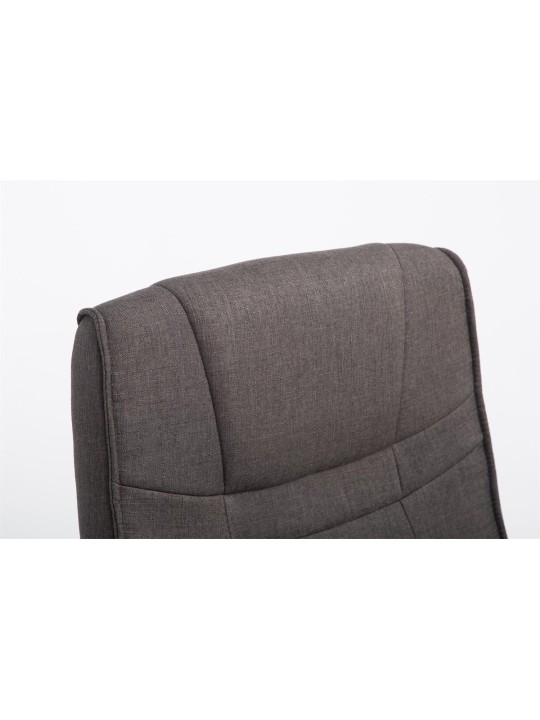 Silla de visita tela Attila, gris oscuro Silla de visita tela Attila, gris oscuro