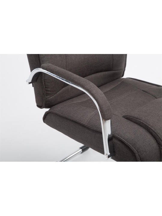 Silla de visita tela Attila, gris oscuro Silla de visita tela Attila, gris oscuro