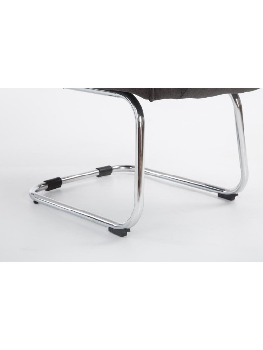 Silla de visita tela Attila, gris oscuro Silla de visita tela Attila, gris oscuro