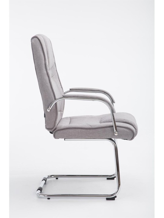 Silla de visita tela Attila, gris Silla de visita tela Attila, gris