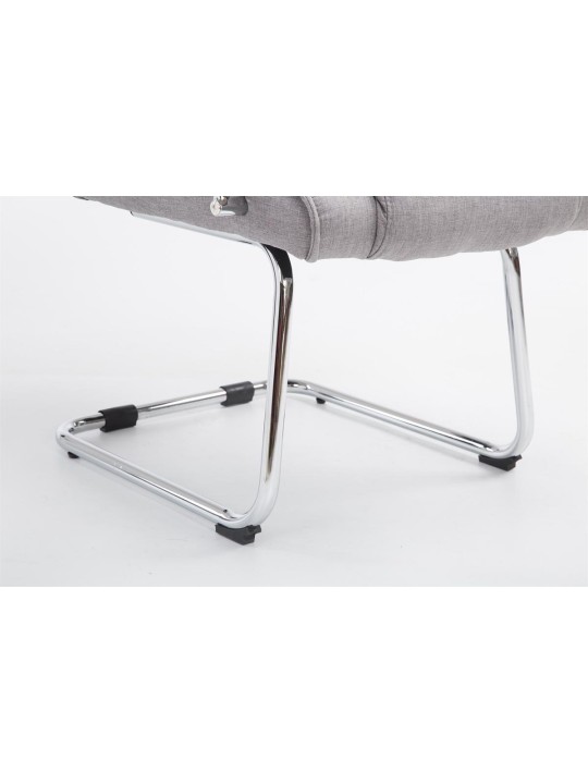 Silla de visita tela Attila, gris Silla de visita tela Attila, gris