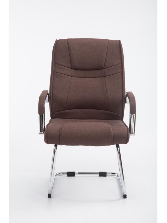 Silla de visita tela Attila, marrón Silla de visita tela Attila, marrón