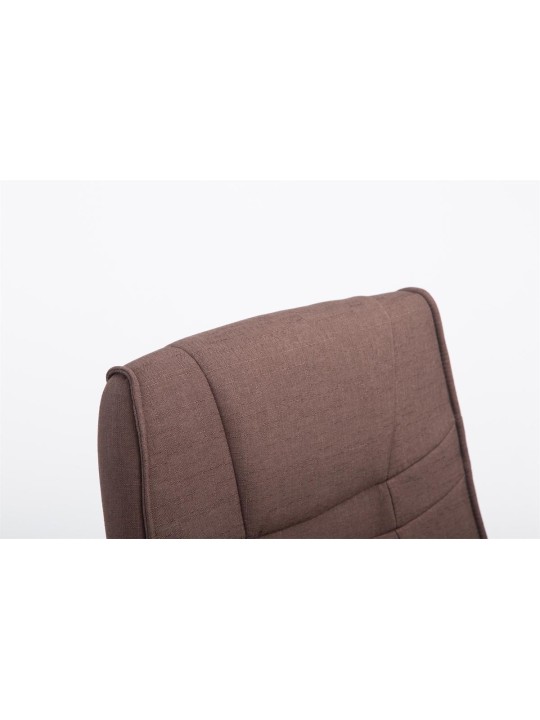 Silla de visita tela Attila, marrón Silla de visita tela Attila, marrón