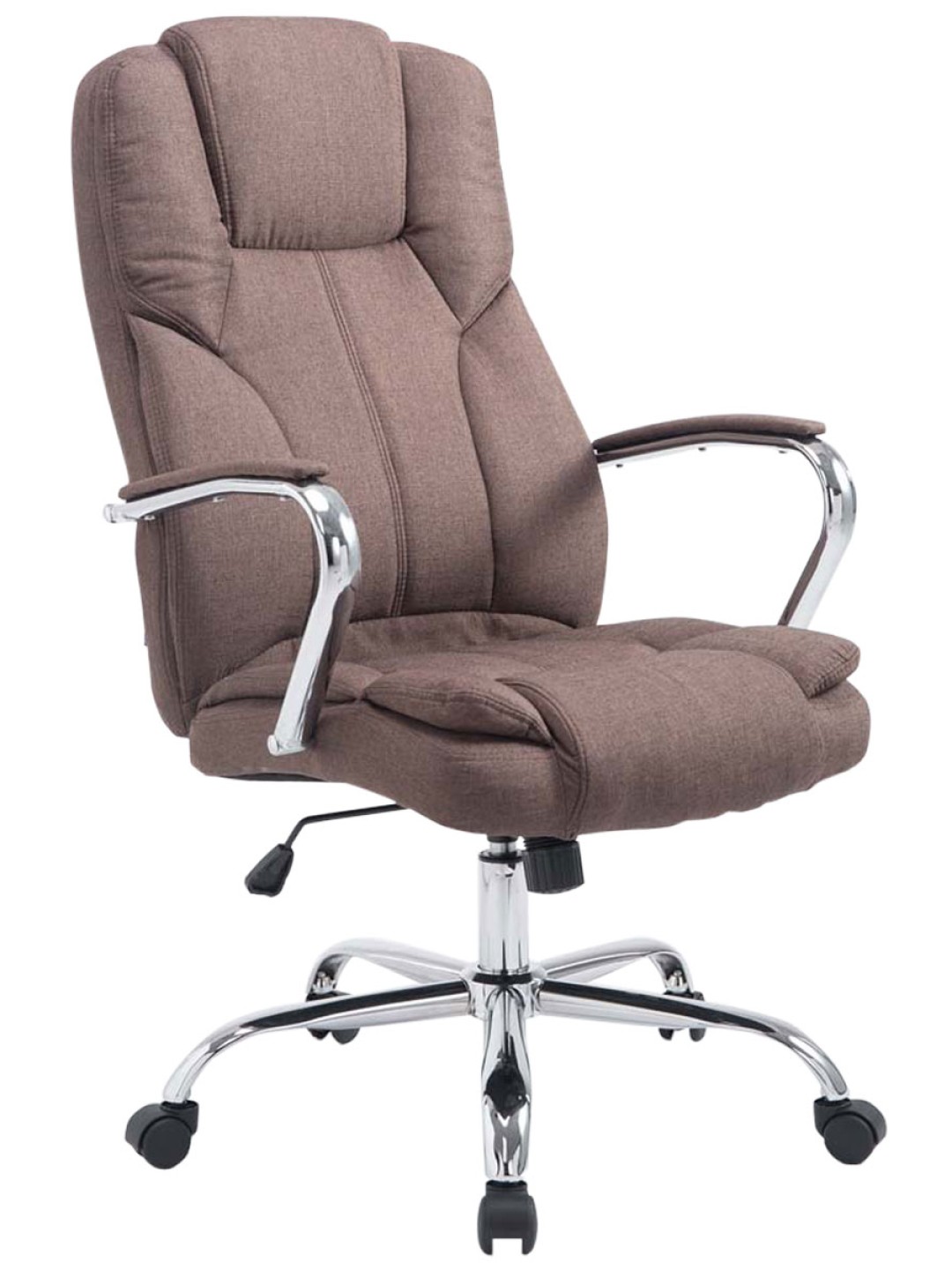 Silla de oficina BIG Xanthos tela V2, marrón