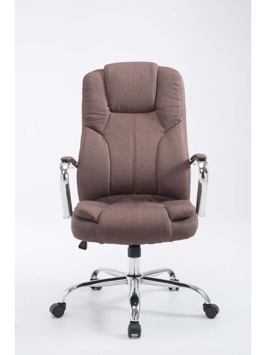 Silla de oficina BIG Xanthos tela V2, marrón