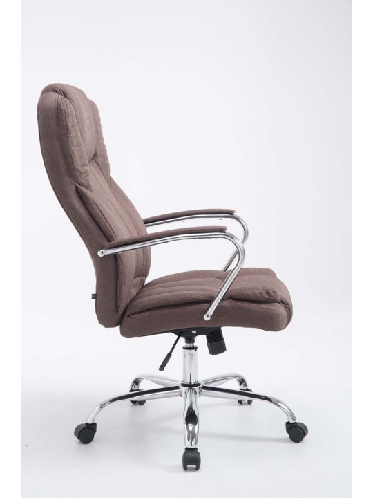 Silla de oficina BIG Xanthos tela V2, marrón