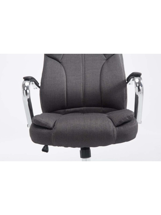 Silla de oficina BIG Xanthos tela V2, gris oscuro
