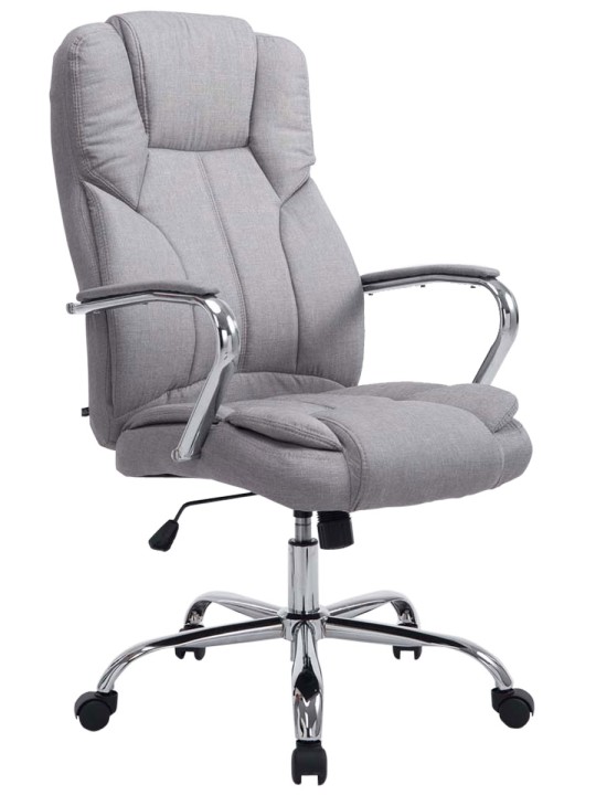 Silla de oficina BIG Xanthos tela V2, gris