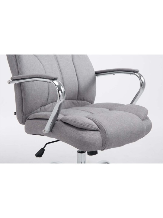 Silla de oficina BIG Xanthos tela V2, gris