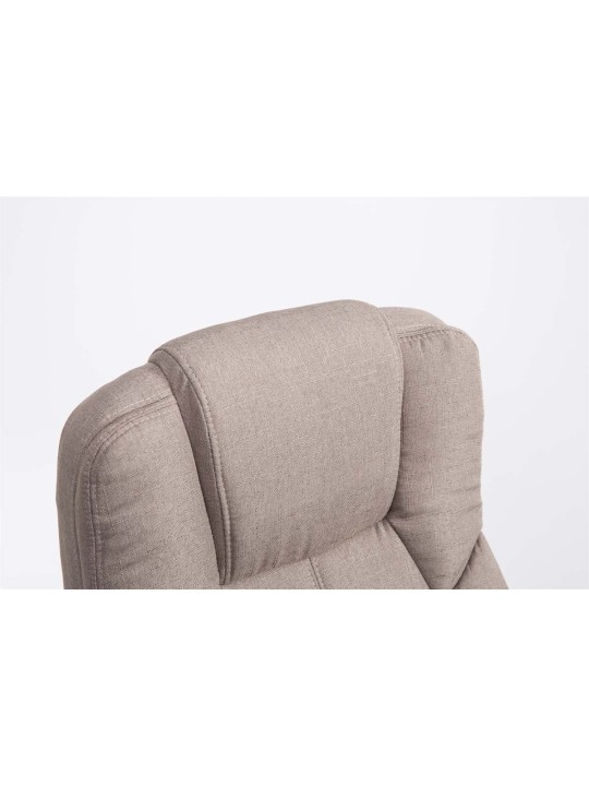 Silla de oficina BIG Xanthos tela V2, taupe