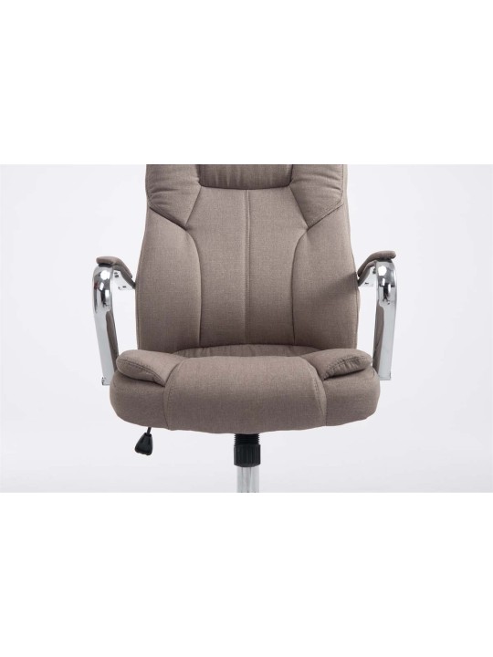 Silla de oficina BIG Xanthos tela V2, taupe