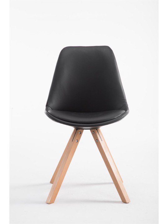 Silla de visita Laval Natura Square, negro Silla de visita Laval Natura Square, negro