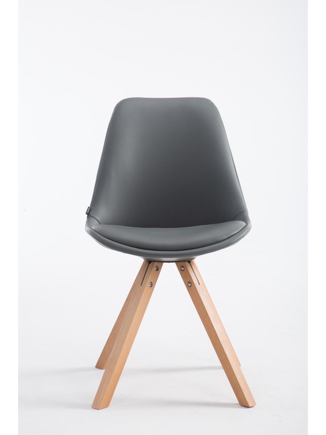 Silla de visita Laval Natura Square, gris