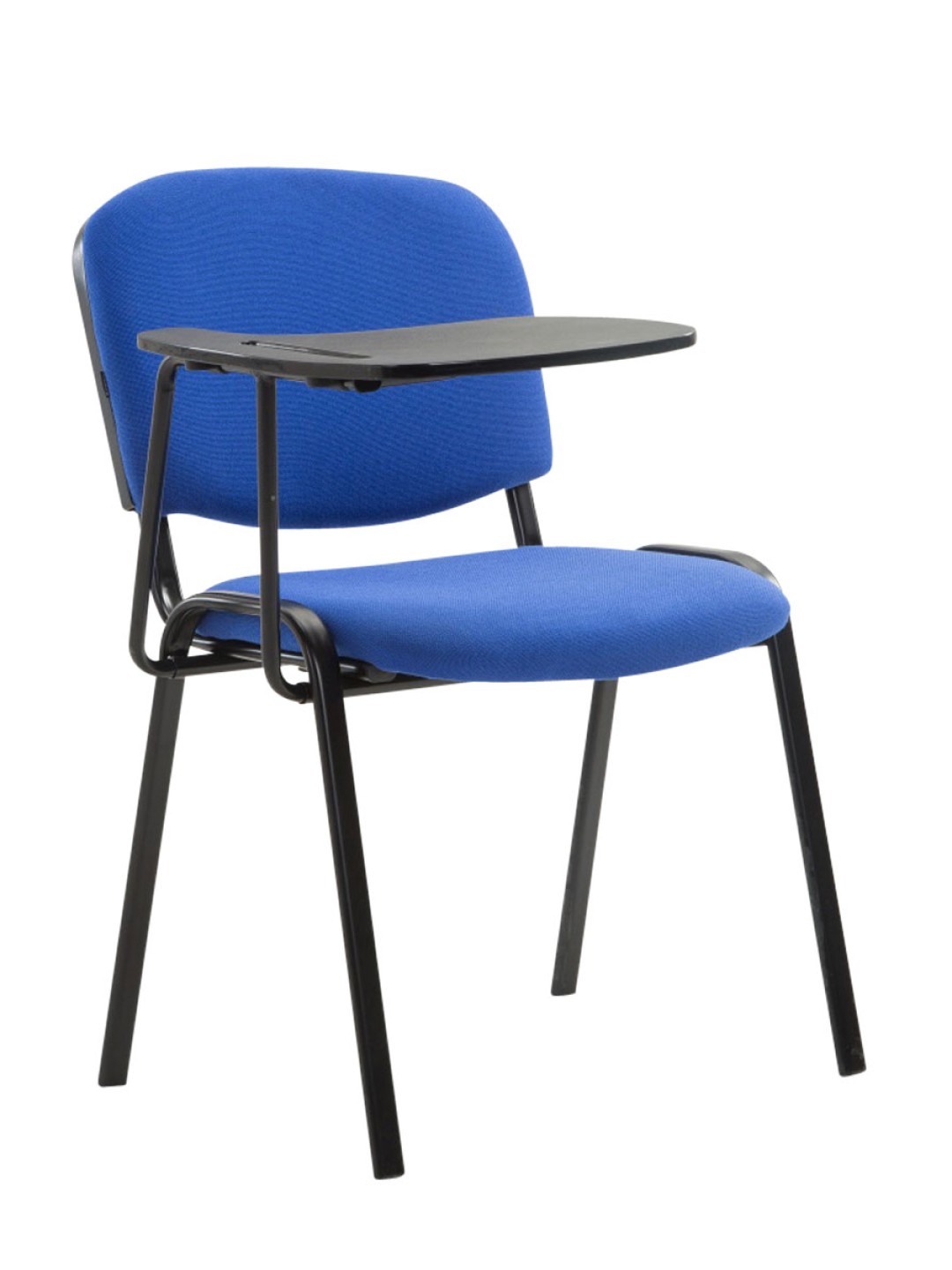 Silla Ken con mesa plegable de tela, azul