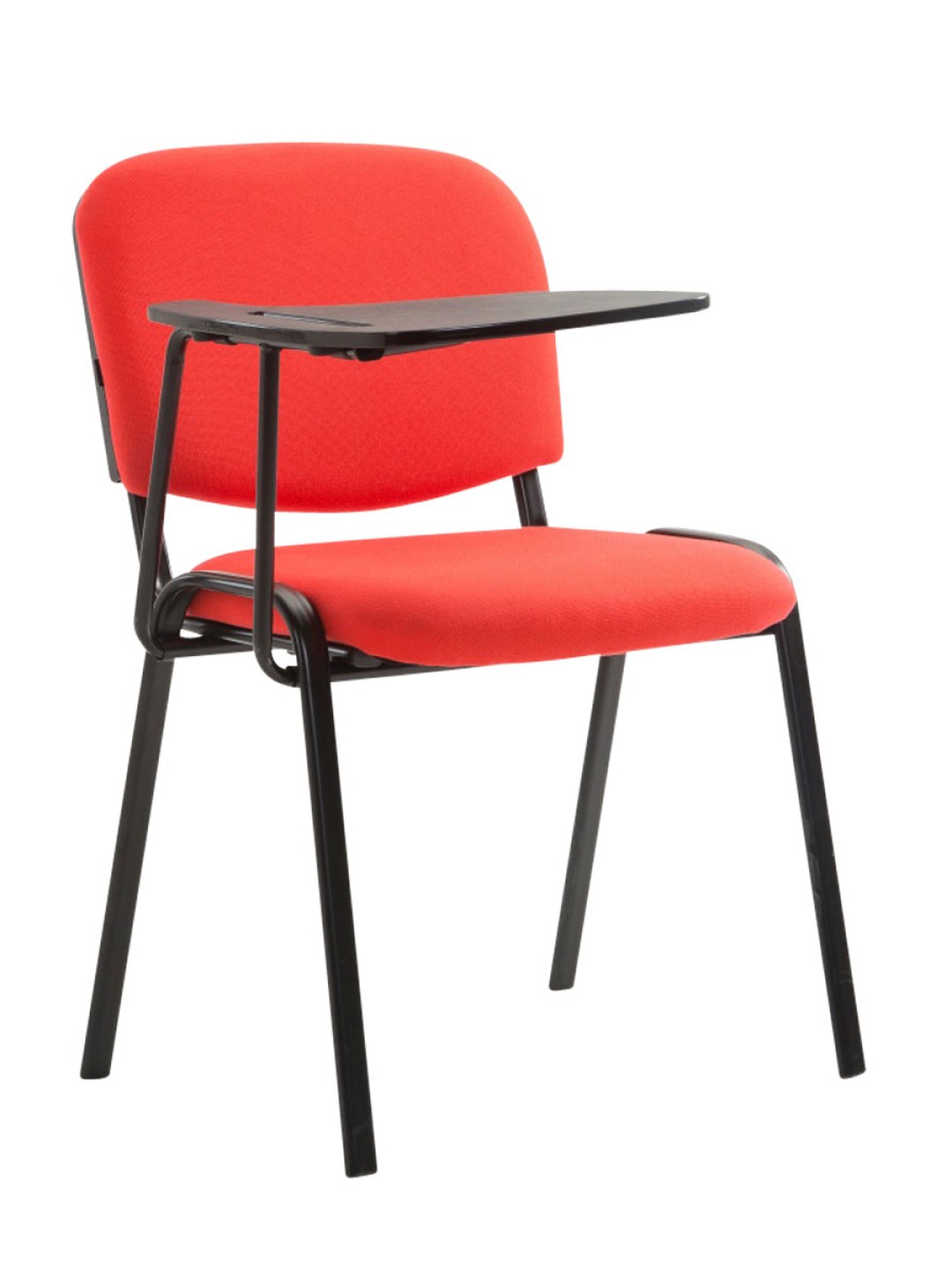 Silla Ken con mesa plegable de tela, rojo