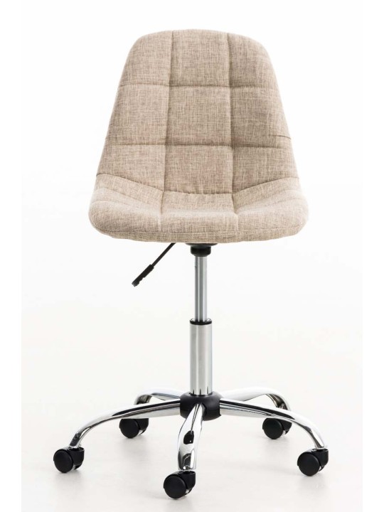 Silla de oficina Emil tela, crema Silla de oficina Emil tela, crema