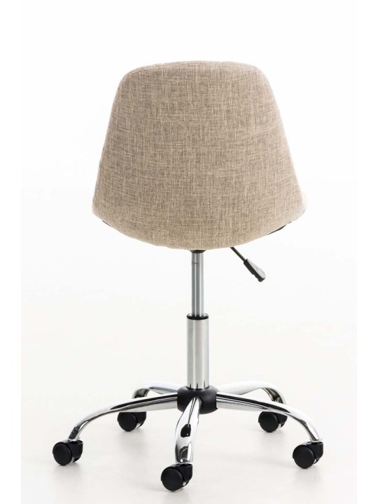 Silla de oficina Emil tela, crema Silla de oficina Emil tela, crema