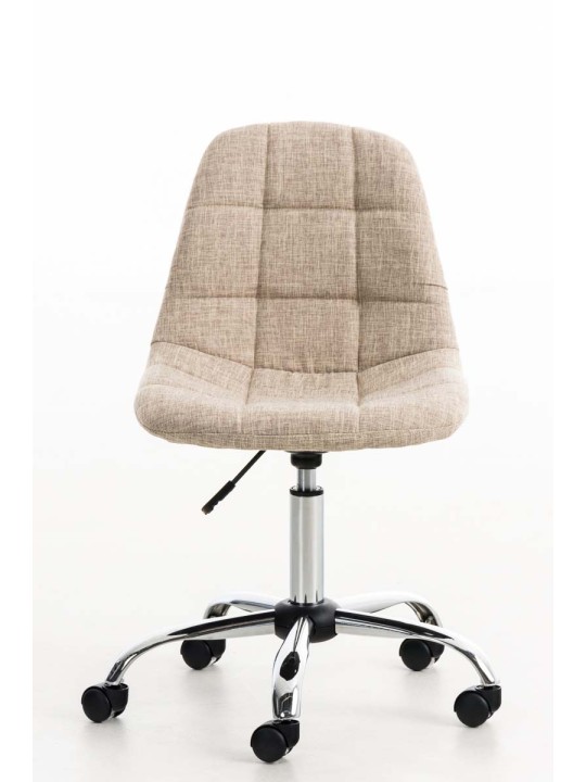 Silla de oficina Emil tela, crema Silla de oficina Emil tela, crema