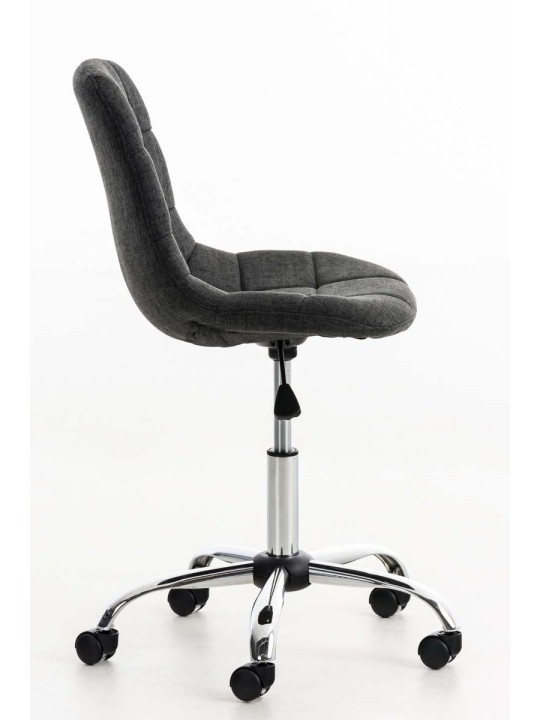 Silla de oficina Emil tela, gris oscuro Silla de oficina Emil tela, gris oscuro