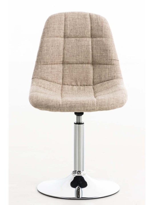 Silla Emil tela, crema