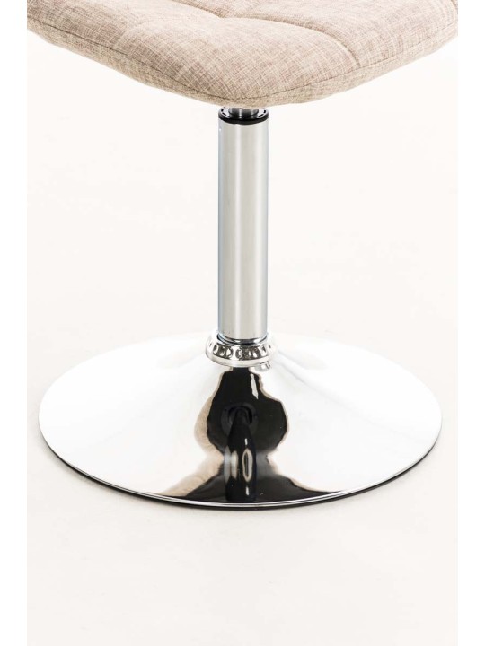 Silla Emil tela, crema