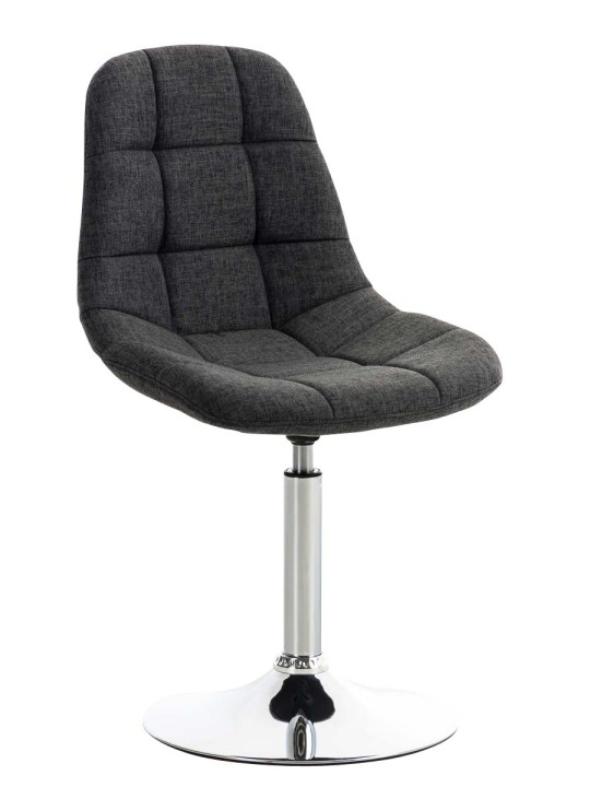 Silla Emil tela, gris oscuro Silla Emil tela, gris oscuro