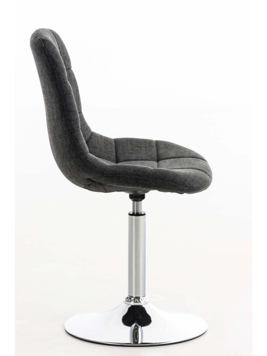 Silla Emil tela, gris oscuro Silla Emil tela, gris oscuro