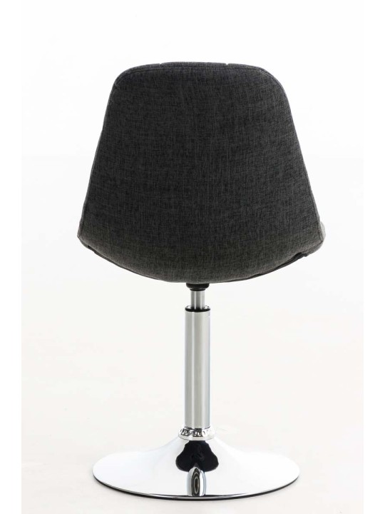 Silla Emil tela, gris oscuro Silla Emil tela, gris oscuro