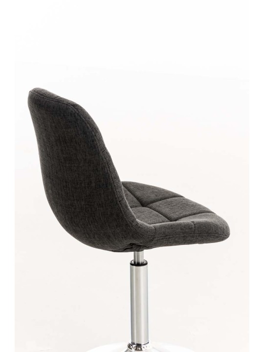 Silla Emil tela, gris oscuro Silla Emil tela, gris oscuro