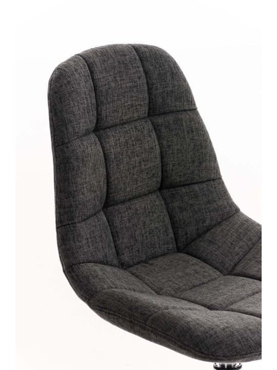 Silla Emil tela, gris oscuro Silla Emil tela, gris oscuro