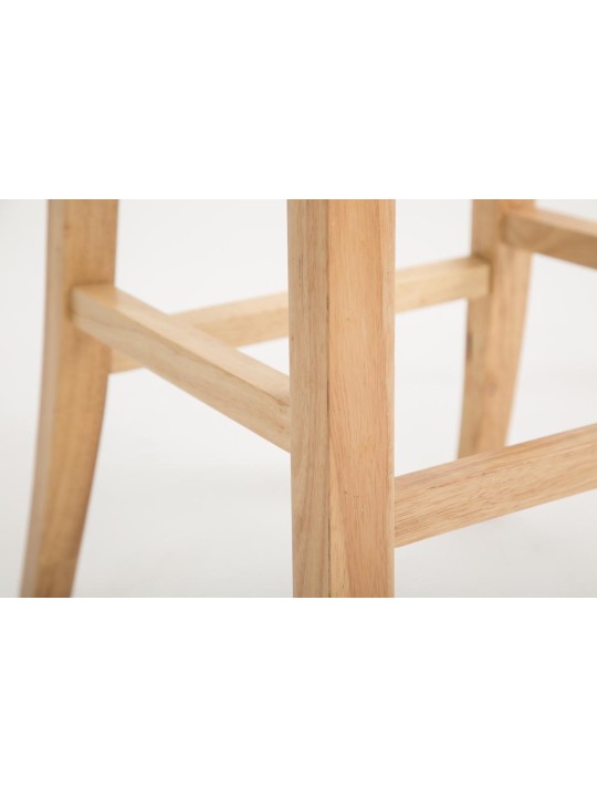 Taburete de bar Bregenz piel sintética Natura,, gris Taburete de bar Bregenz piel sintética Natura,, gris