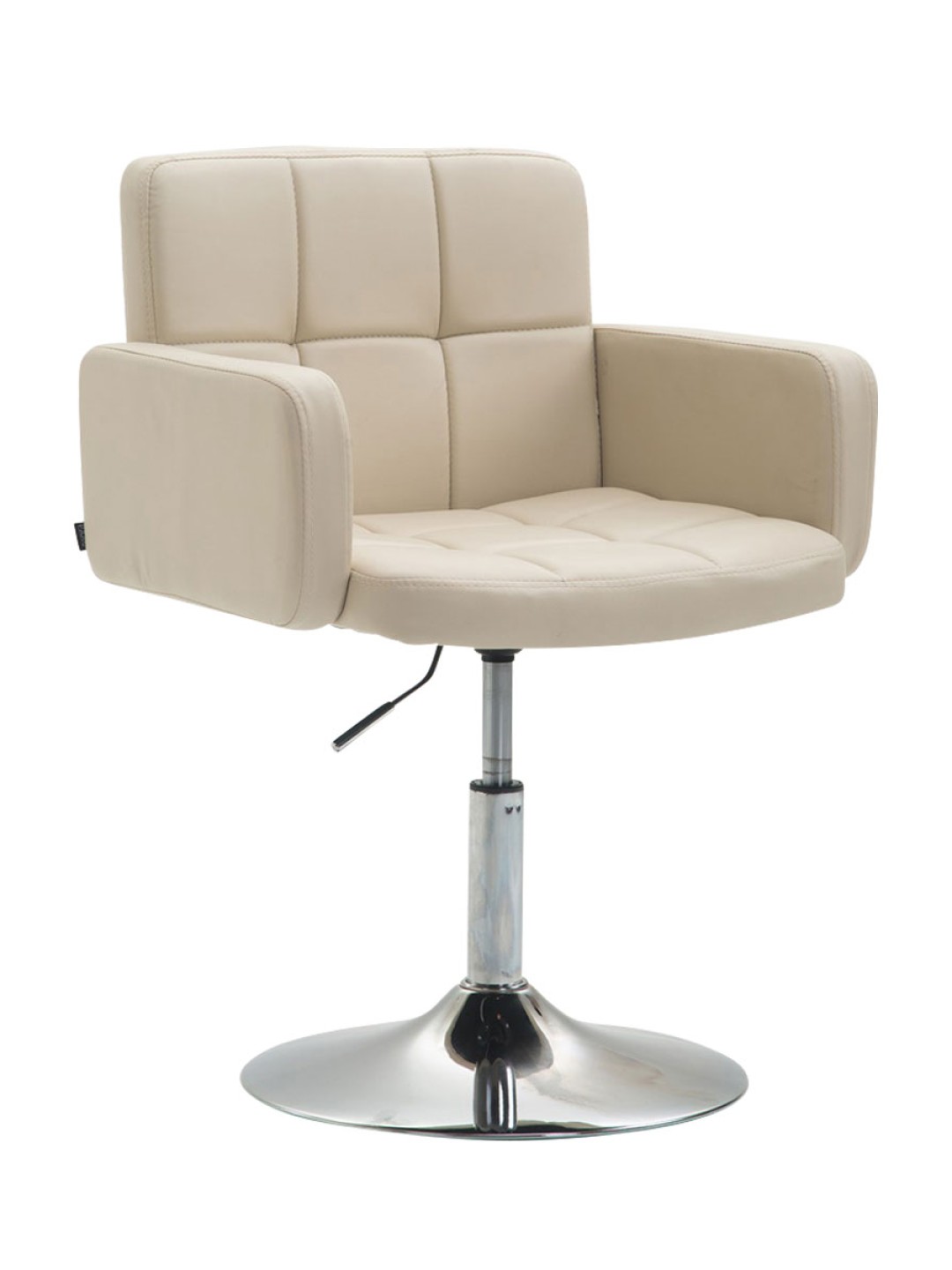 Tumbona Los Angeles polipiel, crema