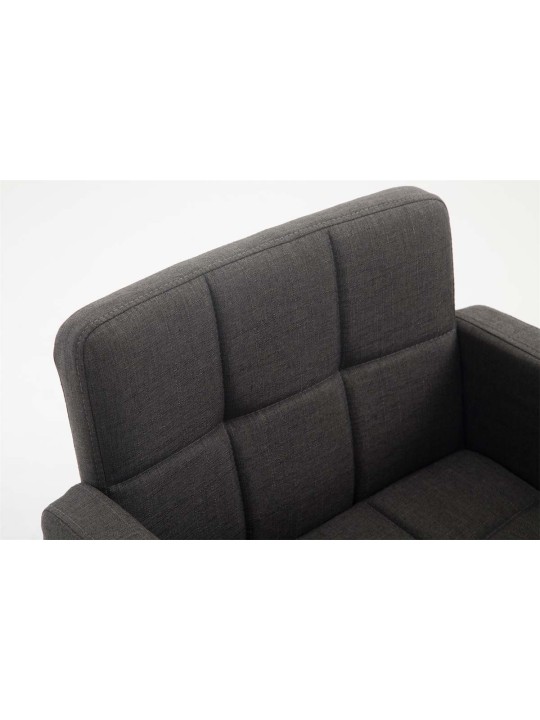 Tumbona tela Los Ángeles, gris oscuro